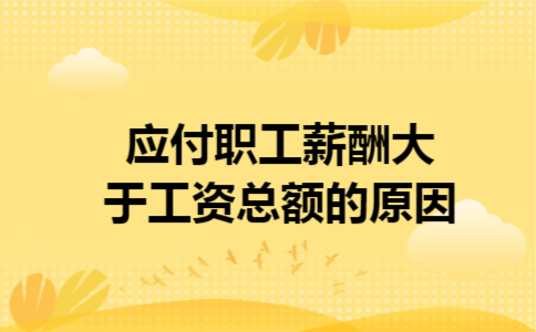 应付职工薪酬图片 应付职工薪酬表示什么