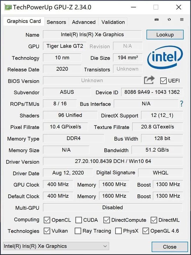 十一代英特尔显卡排行榜 intel 11代cpu显卡